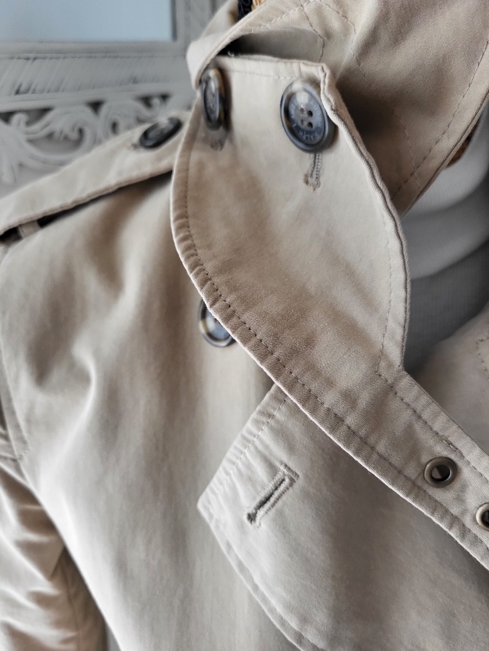 Lauren Ralph Lauren Midi Trench Coat - Picture 7 of 12